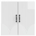vidaXL Nástenná skrinka Biela s vysokým leskom 59 x 31 x 60 cm – Obrázok 3