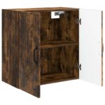 vidaXL Nástenná skrinka Dymový dub 59 x 31 x 60 cm Kompozitné drevo – Obrázok 2