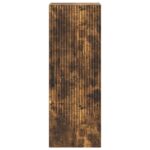 vidaXL Nástenná skrinka Dymový dub 33 x 34,5 x 90 cm Kompozitné drevo – Obrázok 3