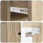 vidaXL Nástenná nočná skrinka so zásuvkou Dub sonoma 34,5 x 33 x 20 cm – Obrázok 7
