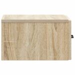 vidaXL Nástenná nočná skrinka 2 pcs Dub sonoma 34,5 x 33 x 20 cm – Obrázok 6