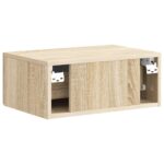 vidaXL Nástenná nočná skrinka so zásuvkou Dub sonoma 49 x 34,5 x 20 cm – Obrázok 6