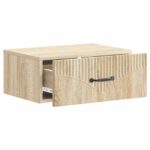 vidaXL Nástenná nočná skrinka 2 pcs Dub sonoma 49 x 34,5 x 20 cm – Obrázok 4
