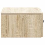 vidaXL Nástenná nočná skrinka 2 pcs Dub sonoma 49 x 34,5 x 20 cm – Obrázok 6