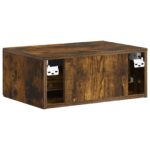 vidaXL Nástenná nočná skrinka so zásuvkou Dymový dub 49 x 34,5 x 20 cm – Obrázok 6