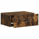 vidaXL Nástenná nočná skrinka 2 pcs Dymový dub 49 x 34,5 x 20 cm – Obrázok 4