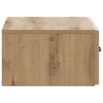 vidaXL Nástenná nočná skrinka 2 pcs Dub artisan 49 x 34,5 x 20 cm – Obrázok 6