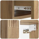 vidaXL Nástenná nočná skrinka 2 pcs Dub artisan 49 x 34,5 x 20 cm – Obrázok 8