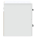 vidaXL Nástenná nočná skrinka Nástenný 2 pcs Biela 34,5 x 33 x 40 cm – Obrázok 6
