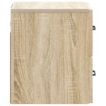 vidaXL Nástenná nočná skrinka 2 pcs Dub sonoma 34,5 x 33 x 40 cm – Obrázok 6