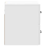 vidaXL Nástenná nočná skrinka Biela s vysokým leskom 34,5 x 33 x 40 cm – Obrázok 5