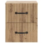 vidaXL Nástenná nočná skrinka Nástenný Dub artisan 34,5 x 33 x 40 cm – Obrázok 4
