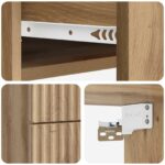 vidaXL Nástenná nočná skrinka 2 pcs Dub artisan 34,5 x 33 x 40 cm – Obrázok 8