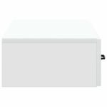 vidaXL Nástenný bočný stôl Biela 87,5 x 34,5 x 17 cm Kompozitné drevo – Obrázok 5