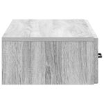vidaXL Nástenný bočný stôl Sivá sonoma 87,5 x 34,5 x 17 cm – Obrázok 5