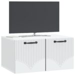 vidaXL Nástenná TV skrinka Biela 59,5 x 41 x 30 cm Kompozitné drevo – Obrázok 3