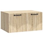 vidaXL Nástenná TV skrinka Nástenný Dub sonoma 59,5 x 41 x 30 cm – Obrázok 2