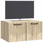 vidaXL Nástenná TV skrinka Nástenný Dub sonoma 59,5 x 41 x 30 cm – Obrázok 3