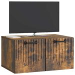 vidaXL Nástenná TV skrinka Nástenný Dymový dub 59,5 x 41 x 30 cm – Obrázok 3