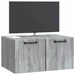 vidaXL Nástenná TV skrinka Nástenný Sivá sonoma 59,5 x 41 x 30 cm – Obrázok 3