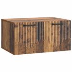 vidaXL Nástenná TV skrinka Staré drevo 59,5 x 41 x 30 cm – Obrázok 2