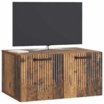 vidaXL Nástenná TV skrinka Staré drevo 59,5 x 41 x 30 cm – Obrázok 3