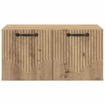 vidaXL Nástenná TV skrinka Nástenný Dub artisan 59,5 x 41 x 30 cm – Obrázok 6