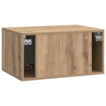 vidaXL Nástenná TV skrinka Nástenný Dub artisan 59,5 x 41 x 30 cm – Obrázok 8