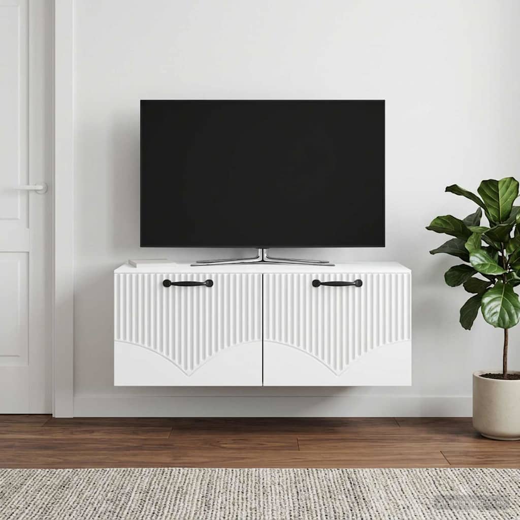 899025_1.jpg vidaXL Nástenná TV skrinka Biela 78,5 x 41 x 30 cm Kompozitné drevo – Obrázok 1