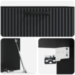 vidaXL Nástenná TV skrinka Čierna 78,5 x 41 x 30 cm Kompozitné drevo – Obrázok 9