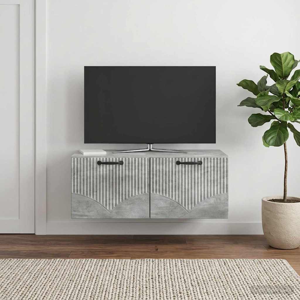 899028_1.jpg vidaXL Nástenná TV skrinka Nástenný Betónovo sivá 78,5 x 41 x 30 cm – Obrázok 1