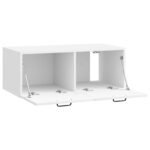 vidaXL Nástenná TV skrinka Biela s vysokým leskom 78,5 x 41 x 30 cm – Obrázok 5