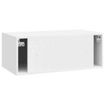 vidaXL Nástenná TV skrinka Biela s vysokým leskom 78,5 x 41 x 30 cm – Obrázok 8