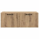 vidaXL Nástenná TV skrinka Nástenný Dub artisan 78,5 x 41 x 30 cm – Obrázok 6