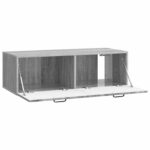 vidaXL Nástenná TV skrinka Nástenný Sivá sonoma 98 x 41 x 30 cm – Obrázok 5