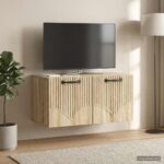 vidaXL Nástenná TV skrinka Nástenný Dub sonoma 59,5 x 31 x 30 cm – Obrázok 4