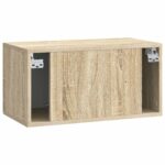 vidaXL Nástenná TV skrinka Nástenný Dub sonoma 59,5 x 31 x 30 cm – Obrázok 8