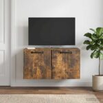 vidaXL Nástenná TV skrinka Nástenný Dymový dub 59,5 x 31 x 30 cm – Obrázok 4