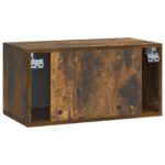 vidaXL Nástenná TV skrinka Nástenný Dymový dub 59,5 x 31 x 30 cm – Obrázok 8