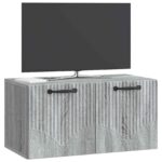vidaXL Nástenná TV skrinka Nástenný Sivá sonoma 59,5 x 31 x 30 cm – Obrázok 3