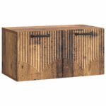 vidaXL Nástenná TV skrinka Staré drevo 59,5 x 31 x 30 cm – Obrázok 2