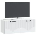 vidaXL Nástenná TV skrinka Biela 78,5 x 31 x 30 cm Kompozitné drevo – Obrázok 3