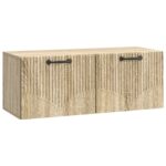 vidaXL Nástenná TV skrinka Nástenný Dub sonoma 78,5 x 31 x 30 cm – Obrázok 2
