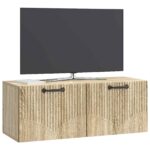 vidaXL Nástenná TV skrinka Nástenný Dub sonoma 78,5 x 31 x 30 cm – Obrázok 3