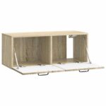 vidaXL Nástenná TV skrinka Nástenný Dub sonoma 78,5 x 31 x 30 cm – Obrázok 5