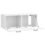 vidaXL Nástenná TV skrinka Biela s vysokým leskom 78,5 x 31 x 30 cm – Obrázok 5