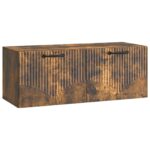 vidaXL Nástenná TV skrinka Nástenný Dymový dub 78,5 x 31 x 30 cm – Obrázok 2