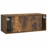 vidaXL Nástenná TV skrinka Nástenný Dymový dub 78,5 x 31 x 30 cm – Obrázok 8