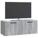 vidaXL Nástenná TV skrinka Nástenný Sivá sonoma 78,5 x 31 x 30 cm – Obrázok 3
