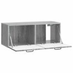 vidaXL Nástenná TV skrinka Nástenný Sivá sonoma 78,5 x 31 x 30 cm – Obrázok 5